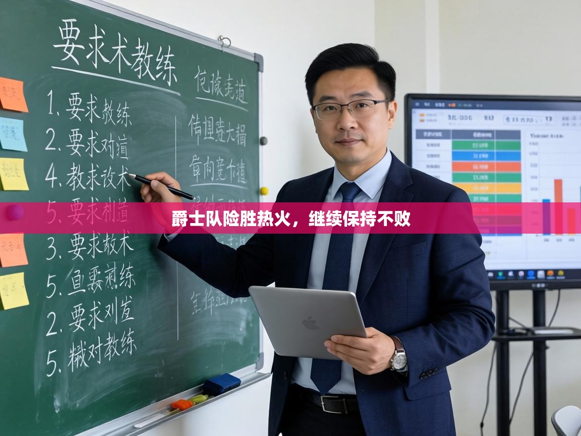 爵士队险胜热火，继续保持不败  第2张